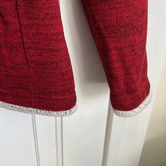 Kuhl Alska 1/4 Zip Pullover Fleece - Faux Shearling Burgundy - Picture 10 of 10